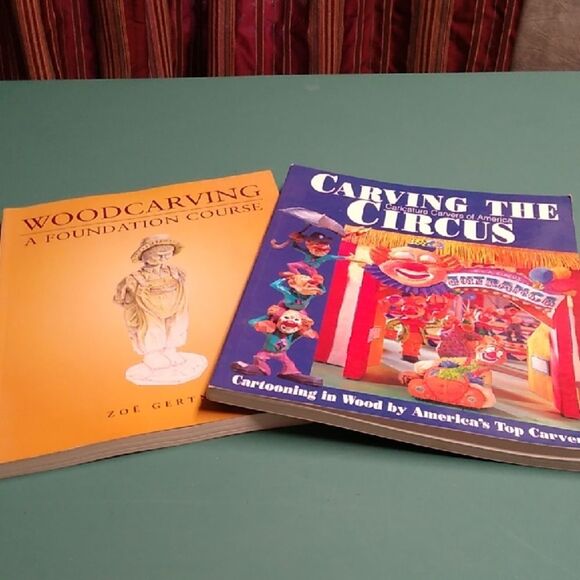 Woodcarving Foundation and Carving the Circus Books - Picture 1 of 14